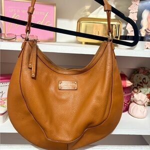 Kate Spade Tan Leather Hobo Bag